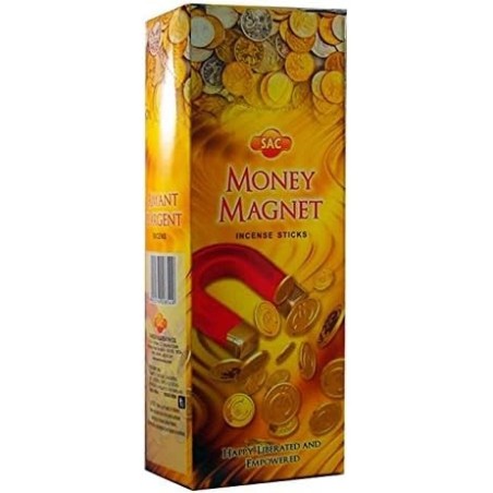 Incienso SAC Iman de Dinero - Set de 6 paquetes hexagonales