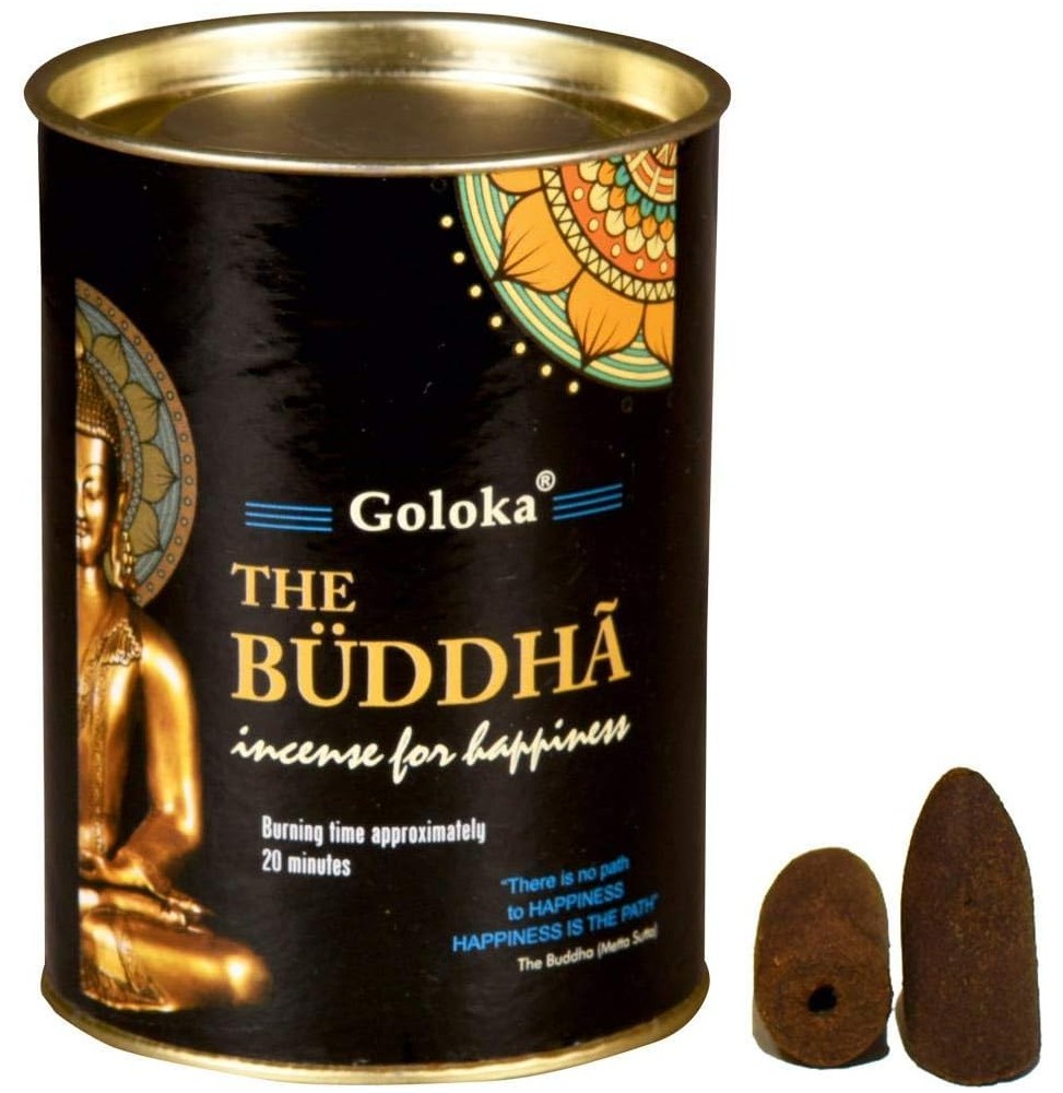 GOLOKA Lata de Conos Buda de Reflujo - The Buddha - Blackflow Cones - Lata de 18 conos