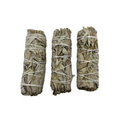 3 Bundles California White Sage | Eco-Friendly & Sustainable | 100% Original | Purification, Energy Cleansing and Harmony