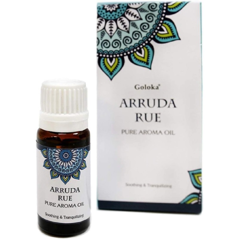 Oli Aromàtic Essència de Ruda Arruda Rue - Goloka - 10ml - Oli de Ruda Goloka-OLIS FRAGÀNCIES GOLOKA-HOSTENATURA