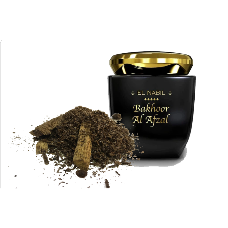 Bakhoor Houtwierook Oudh Al Afzal EL NABIL - Pot van 70gr.-EL NABIL WIEROOK-HOSTENATURA