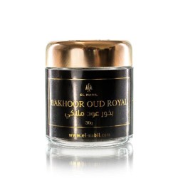 Bakhoor Oud Royal EL NABIL Encens Premium - Pot de 40gr.