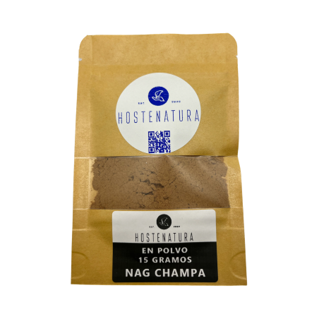 NAG CHAMPA Natural Incienso en Polvo | Puro 100% Natural y Auténtico | Bolsita de 15gr.