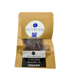 DRAGON'S BLOOD Intsentsu Erretxina |100% Benetakoa | Intsentsua eta herensugearen odola | 25 g poltsa.