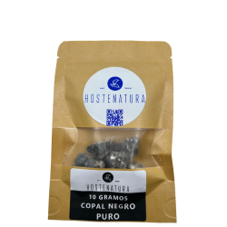 Incenso de resina COPAL PRETO PURO MESOAMERICANO | Puro 100% Natural e Autêntico | Bursera Bipinnata | Saco de 10g.