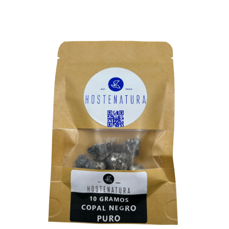 COPAL NEGRO PURO MESOAMERICANO Incienso de Resina | Puro 100% Natural y Auténtico | Bursera Bipinnata | Bolsita de 10gr.