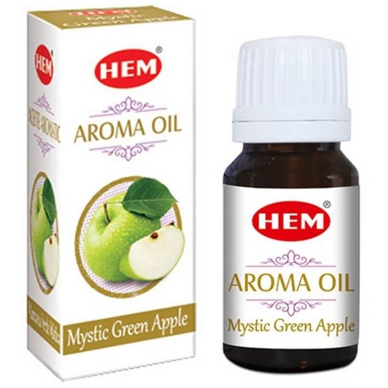 Aceite esencial aromático HEM Green Apple - Mystic Green Apple - 10 ml.-ACEITES AROMÁTICOS HEM-HOSTENATURA