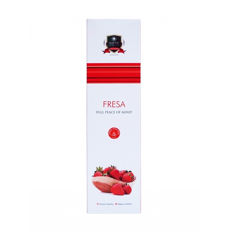 Encens Alaukik Maduixa - Strawberry - Paquet Gran 90gr - 55-65 varetes - Fet a Índia-ENCENS ALAUKIK-HOSTENATURA