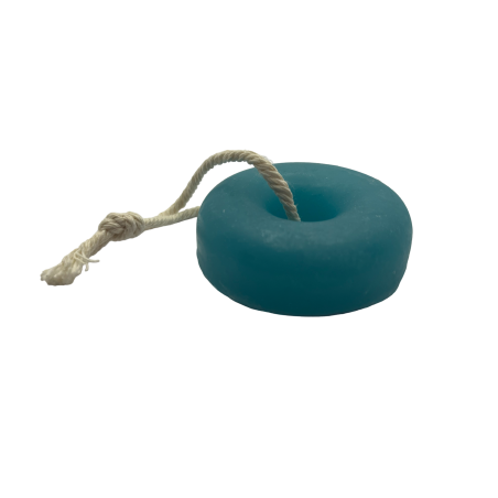 Champú Sólido para Cabello Infantil en forma de Rosquilla | Artesano, Ecológico y Natural | Lavanda y Árbol de Té | 80gr.