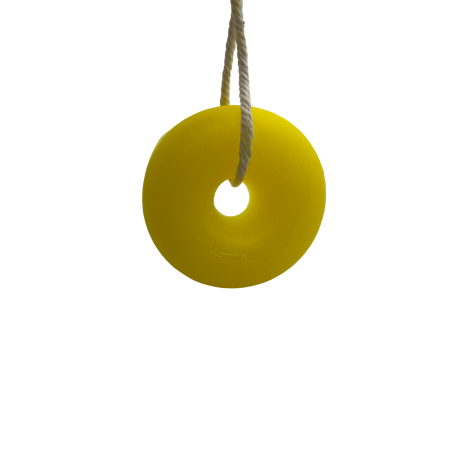 Shampoo Sólido para Cabelos Oleosos em Formato de Donut | Artesanal, Ecológico e Natural | Limão e Sálvia | 80gr.