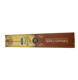 Incienso Palo Santo y Canela - Ullas Palo Santo Series - 1 cajetilla de 15gr - Premium Masala Incense India