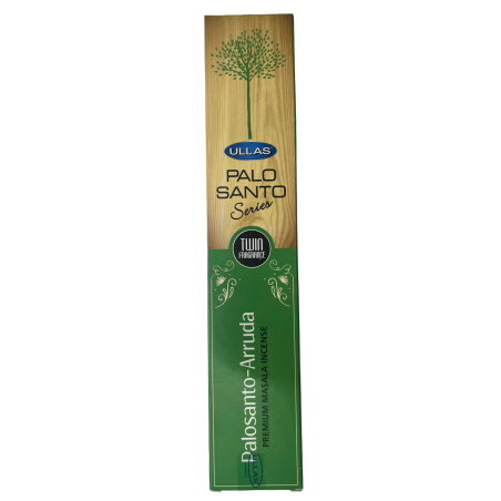 Palo Santo and Rue Incense - Ullas Palo Santo Series - 1 pack of 15gr - Premium Masala Incense India