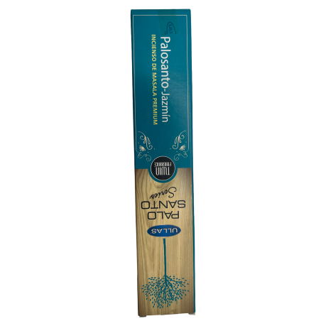 Incienso Palo Santo y Jazmín - Ullas Palo Santo Series - 1 cajetilla de 15gr - Premium Masala Incense India