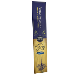 Incenso Palo Santo e Lavanda - Serie Ullas Palo Santo - 1 confezione da 15gr - Incenso Masala Premium India