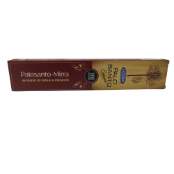 Encens Palo Santo et Myrrhe Ullas Palo Santo Series Premium Masala Incense India - 1 paquet de 15gr.