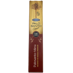 Encens Palo Santo et Myrrhe Ullas Palo Santo Series Premium Masala Incense India - 1 paquet de 15gr.