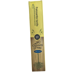 Encens Palo Santo et Vanille Ullas Série Palo Santo Encens Masala Premium Inde - 1 paquet de 15gr.