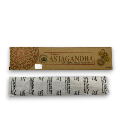 GOLOKA Encens Orgànic Astagandha - Natural Masala Incense - 1 paquet de 15gr