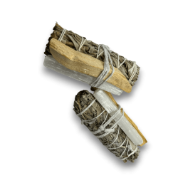 Bound White Sage, Palo Santo și Selenită | Ecologic și durabil | 100% original | Kit de curățare energetică