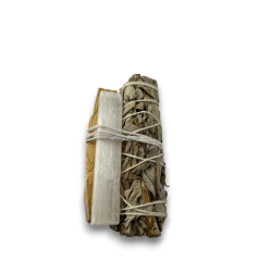 Bundled White Sage, Palo Santo & Selenite | Eco-Friendly & Sustainable | 100% Original | Energy Cleansing Kit