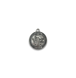 Medalla Cruz de San Benito - Acero Inoxidable 2cm