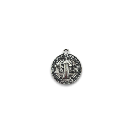 Medaglia Croce di San Benedetto - Acciaio inossidabile 2 cm