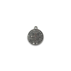 Medalha Cruz de São Bento - Aço Inox 2cm