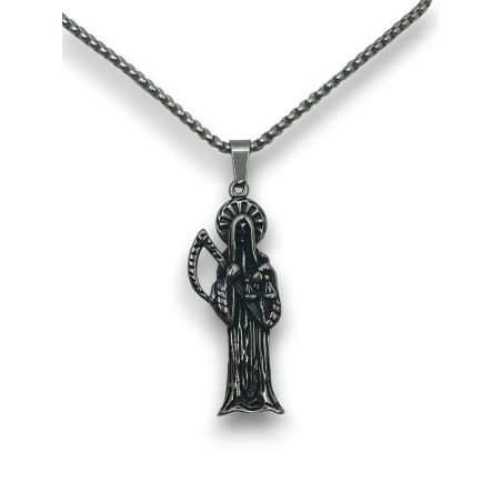 Santa Muerte Halskette - Edelstahl