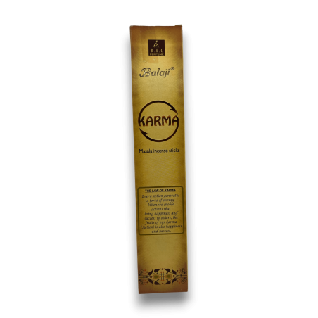 BALAJI Incienso Karma - Masala Incense - 1 cajetilla de 15gr