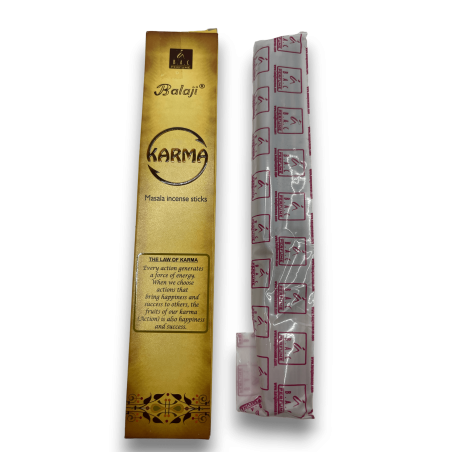 BALAJI Karma Encens Encens - 1 paquet de 15gr