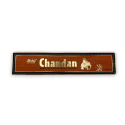 BALAJI Chandan Sandal Incense - Pure Mysore Sandal Sticks - 1 caixa de 15 varillas