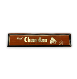 BALAJI Incienso Chandan Sandalo - Pure Mysore Sandal Sticks - 1 cajetilla de 15 barritas