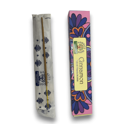 Namaste India Incense Cinnamon - Cinnamon - Traditional Indian Agarbathi - Natural Masala Mandala - Handmade