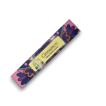 Encens Namaste India Canela - Cinnamon - Tradicional de India Agarbathi - Masala Mandala Natural- Fet a Mà