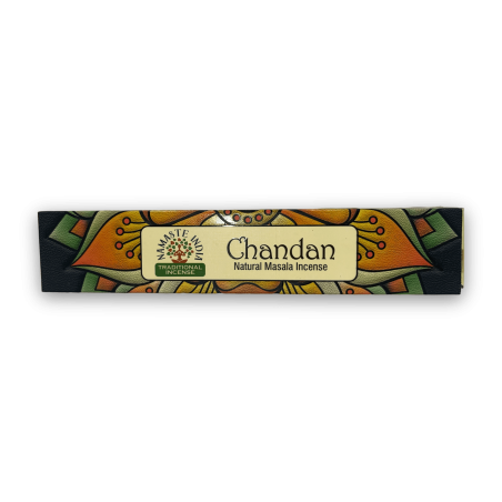 Incienso Namaste India Chandan - Tradicional de India Agarbathi - Masala Mandala Natural- Hecho a Mano