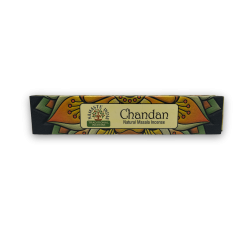 Namaste India Chandan Incense - Traditional Indian Agarbathi - Natural Masala Mandala - Handmade