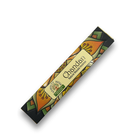 Namaste India Chandan Incense - Traditional Indian Agarbathi - Natural Masala Mandala - Handmade