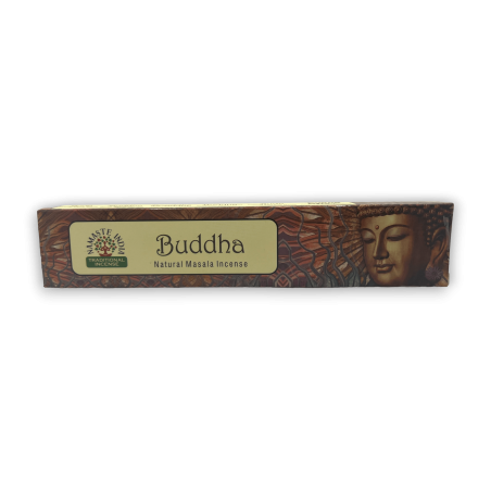 Namaste India Boeddha Wierook - Boeddha - Traditionele Indiase Agarbathi - Natuurlijke Masala Mandala - Handgemaakt