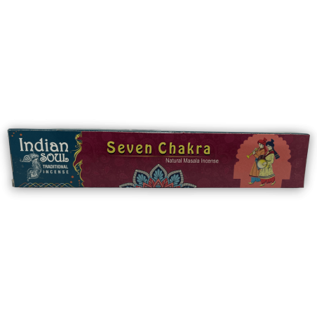 Rökelser Siete Chakra Indian Soul - Traditionell indisk rökelse - 15 gram.