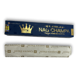 GARDEN FRESH Encens Nag Champa - Premium Massala Incense Sticks - 15gr.