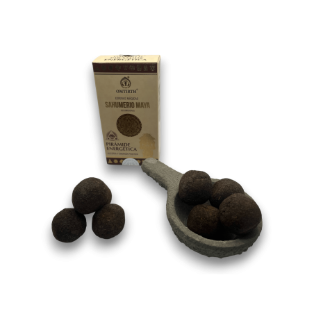 Mayan Incense Magical Spheres Energy Pyramid - Joy and Positive Energy - OMTIRTH Bombitas