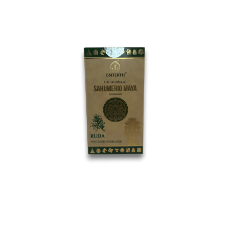 Maya Incense Sphere Magic Rue - Protection and Purification - OMTIRTH Bombitas