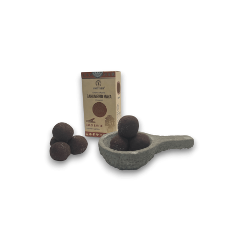 Mayan Incense Spheres Magic Palo Santo - Healing and Cleansing - OMTIRTH Bombitas