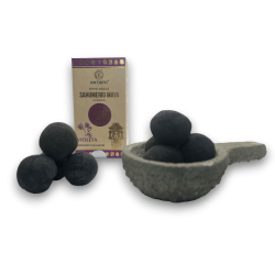 Mayan Incense Violet Magic Spheres - Meditation and Relaxation - OMTIRTH Bombitas