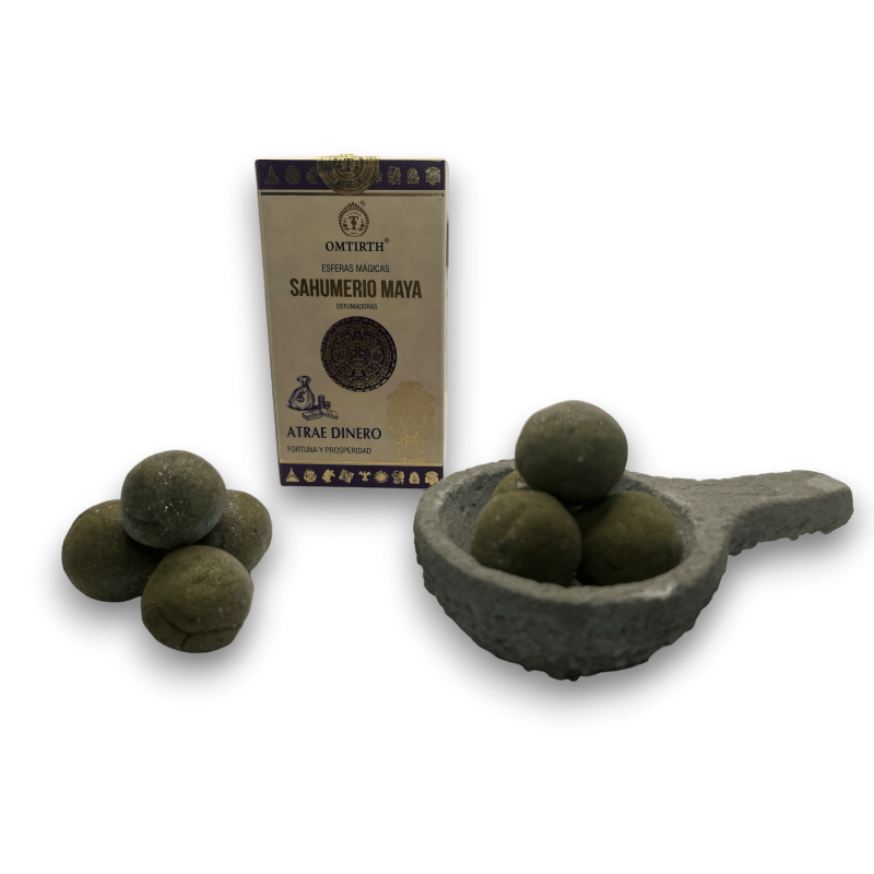 Mayan Incense Magic Spheres Attract Money - Fortune & Prosperity - OMTIRTH Bombitas-OMTIRTH INCENSES-HOSTENATURA