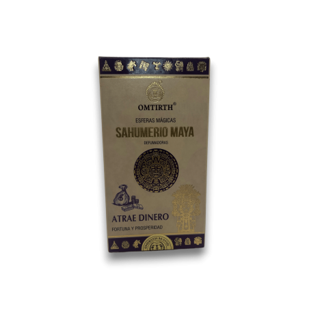 Mayan Incense Magic Spheres Attract Money - Fortune & Prosperity - OMTIRTH Bombitas