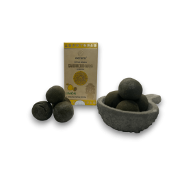 Maya Sahumerio Magical Lemon Spheres - Proporciona enerxía positiva - OMTIRTH Bombitas