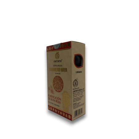 Magiczne Sfery Majów Sahumerio Oczyszczanie Czerwonej Róży - Relaks i Równowaga - OMTIRTH Bombitas