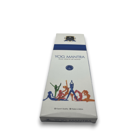 Encens Alaukik Yoga Mantra - Yog Mantra - Grand Pack 90gr - 55-65 bâtonnets - Fabriqué en Inde
