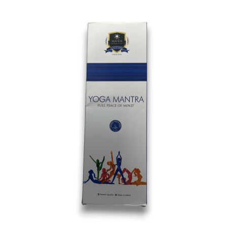 Alaukik Yoga Mantra Rökelse - Yog Mantra - Stort paket 90gr - 55-65 pinnar - Tillverkad i Indien